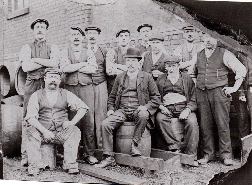 Staff at Haigh Brewery