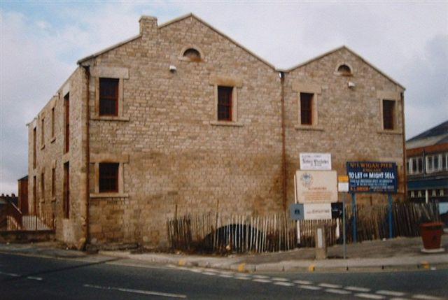 Wigan Pier under re-construction.