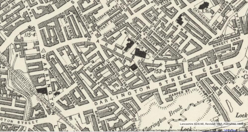 Cambridge and Silver Street, map of area