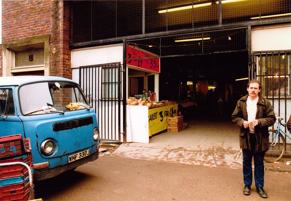 Outside Wigan Market Hall