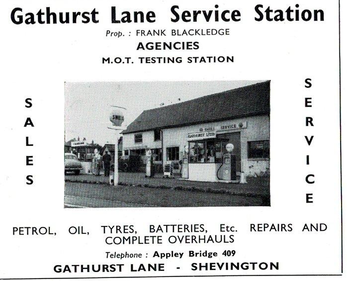 Gathurst Service Station 1964 Gathurst Service Station 1964