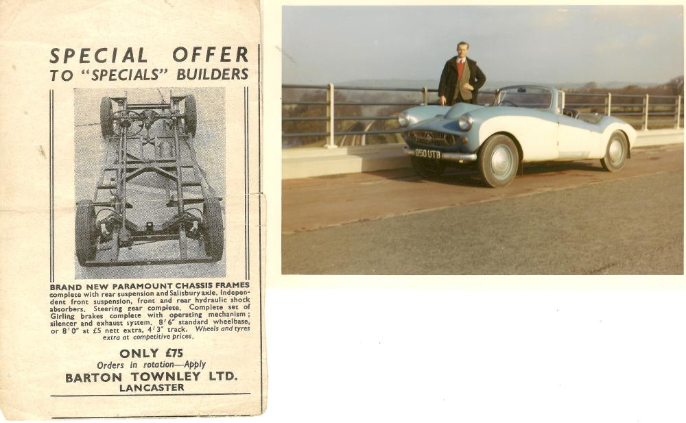 From the advert to the completed Paramount car. 21-04-1963 From the advert to the completed Paramount car. 21-04-1963