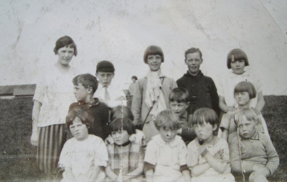 Rene Harmer's Roby Mill Sunday School class c1927 Rene Harmer's Roby Mill Sunday School class c1927