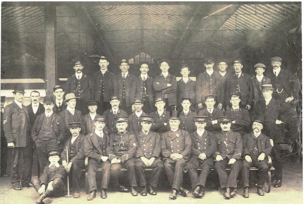 Station Staff early 1900's Station Staff early 1900's