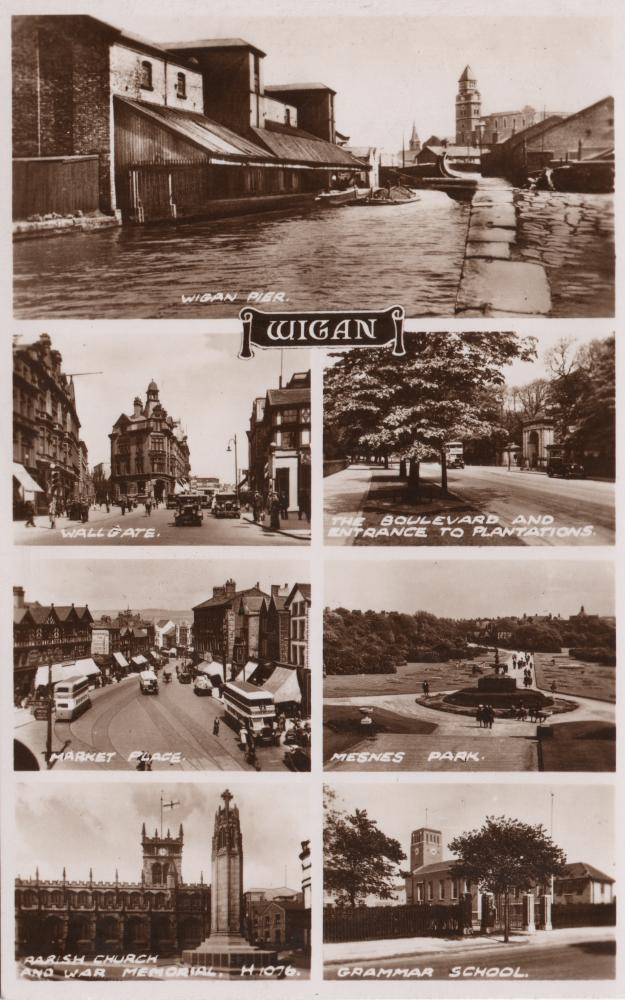 Wigan Multi-view Postcard Wigan Multi-view Postcard
