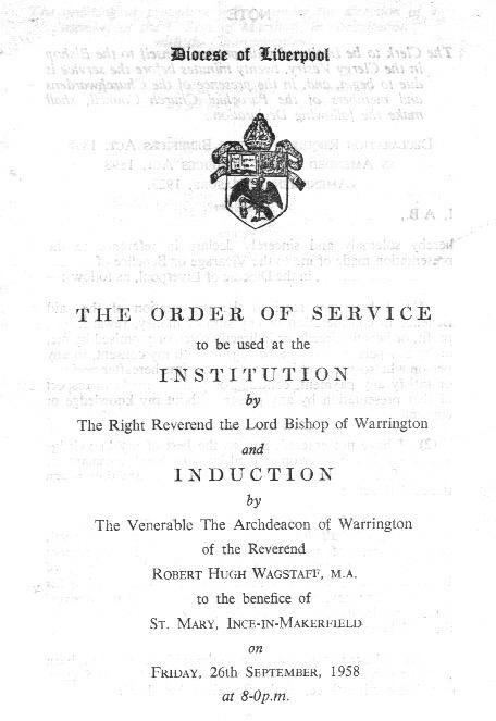 St Mary's Lower Ince - Rev Bob Wagstaff St Mary's Lower Ince - Rev Bob Wagstaff