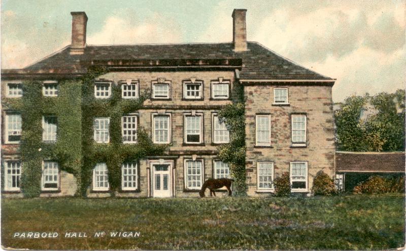 Parbold Hall. 1913. Parbold Hall. 1913.