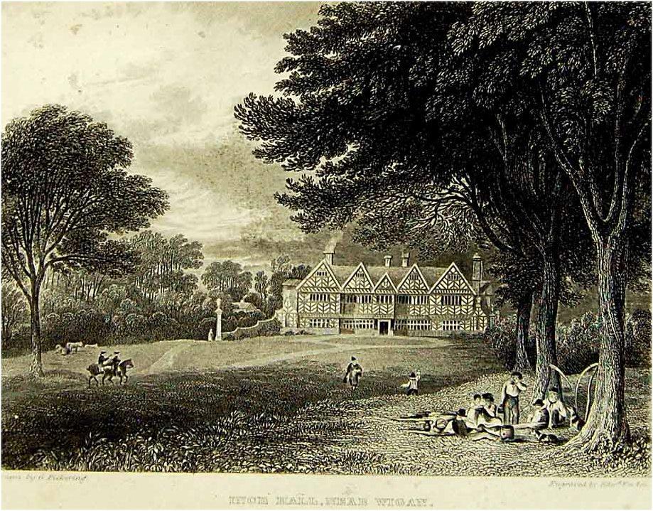 Ince Hall. Wigan 19th cen. Ince Hall. Wigan 19th cen.