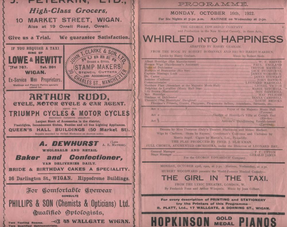 Programme  1922. 3