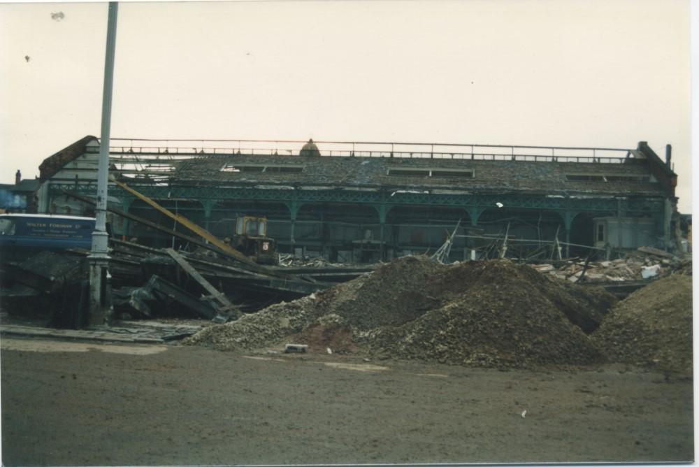 Demolition of the Market Hall 1 Demolition of the Market Hall 1