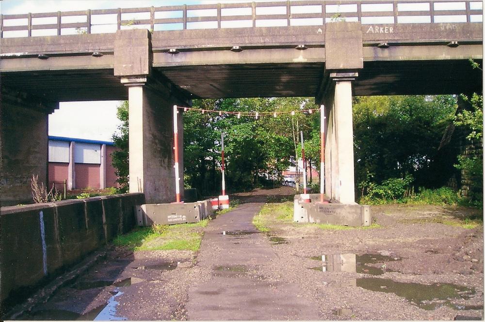 Adam Viaduct and river walk Newtown.