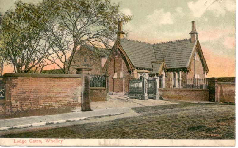 Lodge Gates, Whelley. Lodge Gates, Whelley.