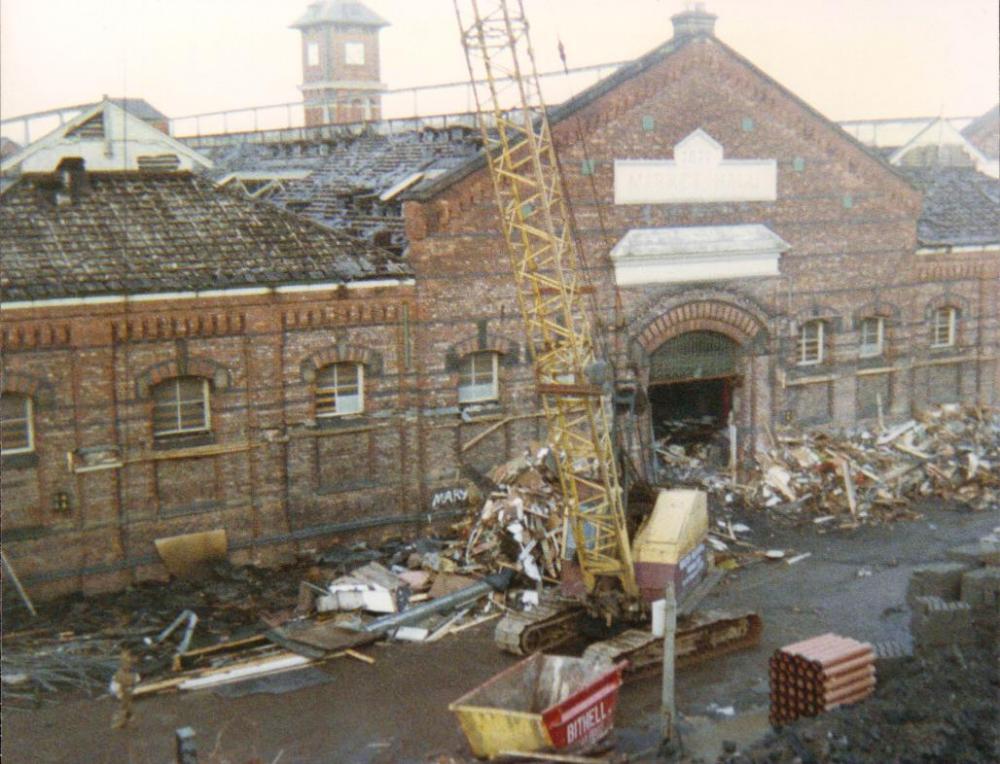 Market Hall demolition Market Hall demolition