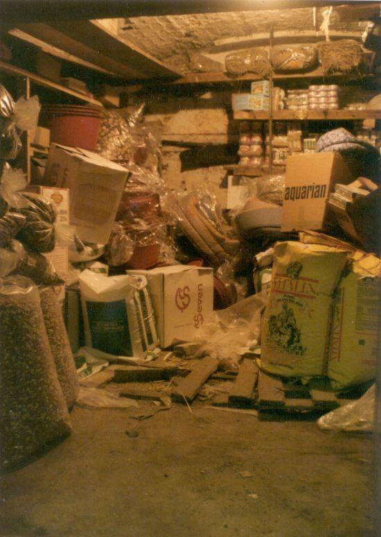 In the cellars of Wigan Market Hall.