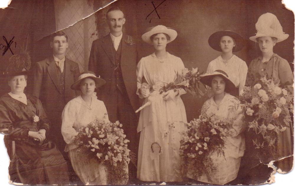 Ellen Higham and daughter's wedding