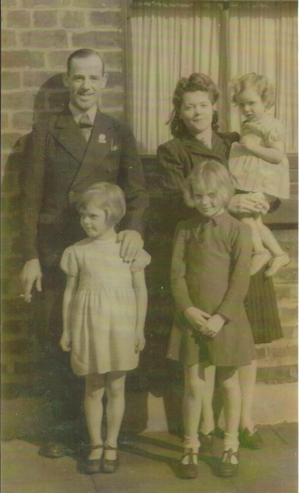 Walter and family after the war Walter and family after the war