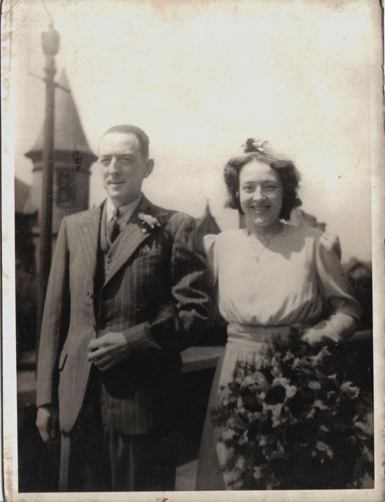 Wedding on 31st May 1945.