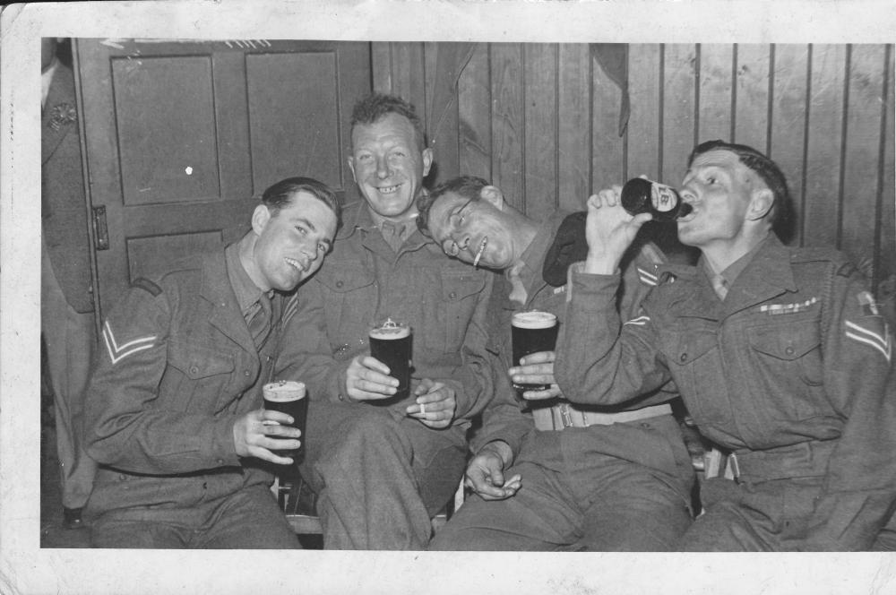 Thomas Santus and army friends Thomas Santus and army friends
