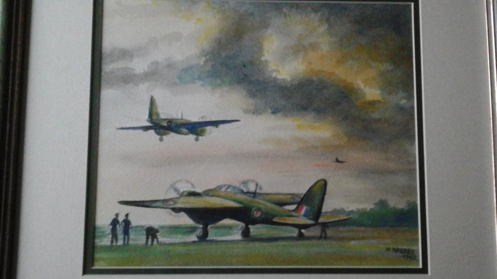 Water colour painting by Harry Walder Water colour painting by Harry Walder