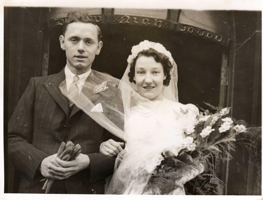 Lilian Laithwaite's wedding day Lilian Laithwaite's wedding day
