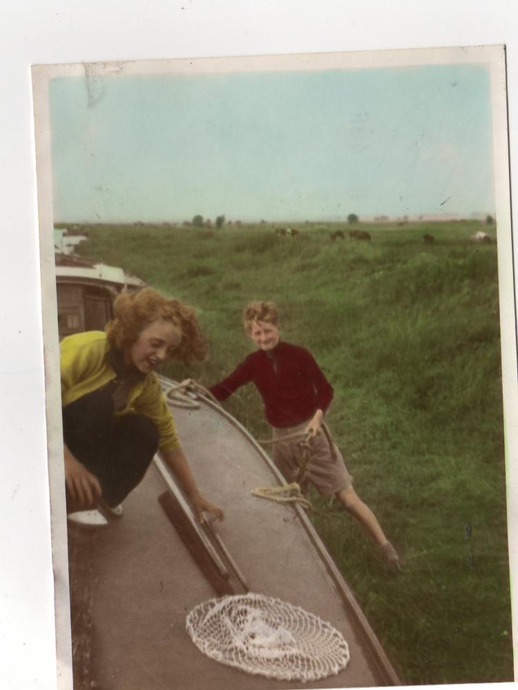 Gladys and Bill on holiday