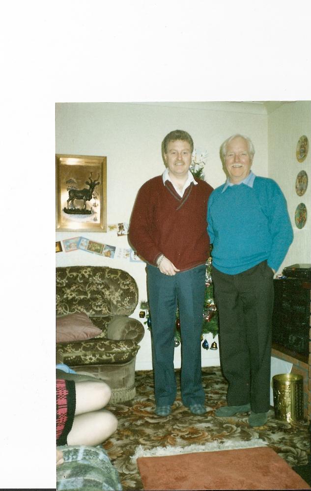 Dad and Me Christmas 1989