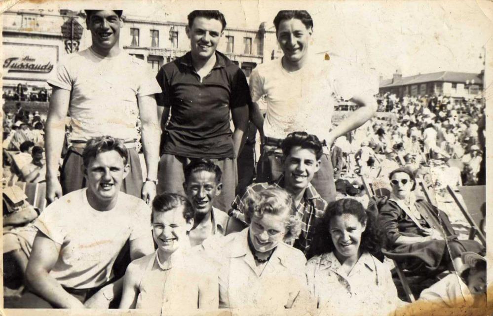 On holiday Blackpool circa 1954.