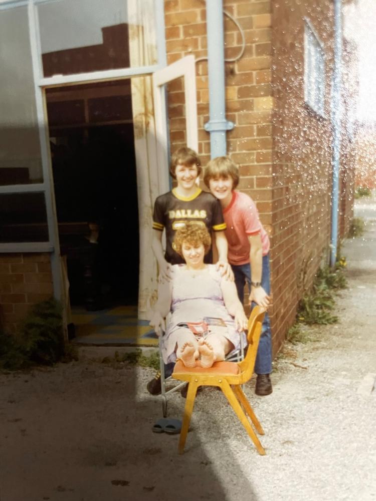 My dad, uncle and grandmother