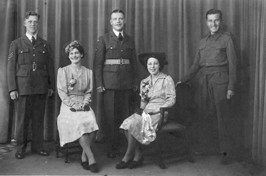 Arthur Tice on leave for his wedding day to my Mum Mavis Ashurst. Arthur Tice on leave for his wedding day to my Mum Mavis Ashurst.