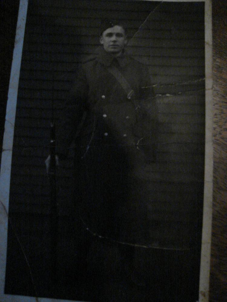 Dad in Army gear Dad in Army gear