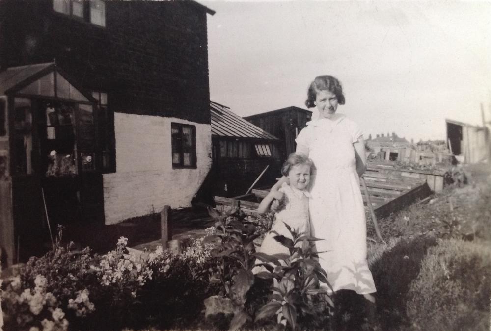 Ethel Wilson and niece. Ethel Wilson and niece.