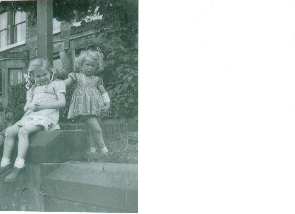 June Corles w/ friend June Corles w/ friend