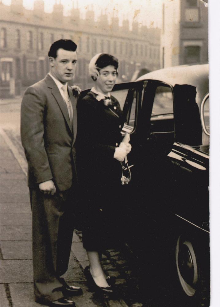 mum and dad wedding 1957
