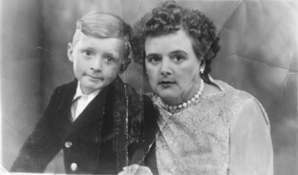 Mother and son. Mother and son.
