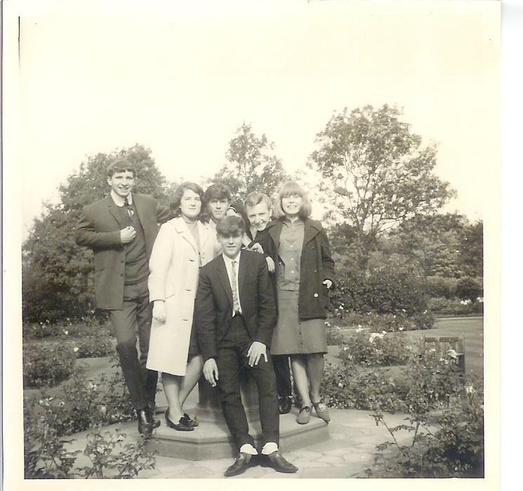 Wigan Youth Club members and me Mesnes-Park, 1964