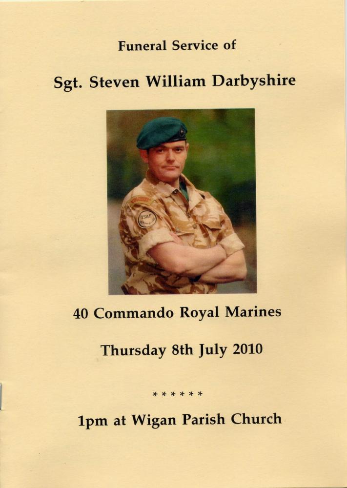 Steven Darbyshire Funeral
