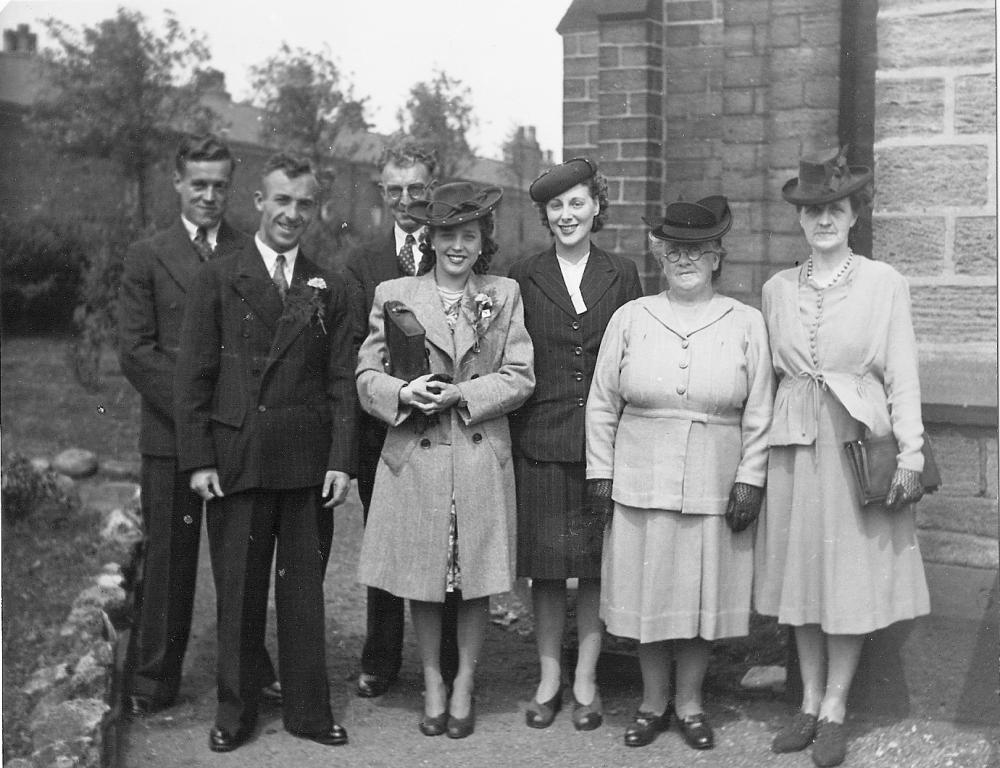 Mum and Dad Doreen and Alan Hankin's Wedding 28th June 1947 Guests