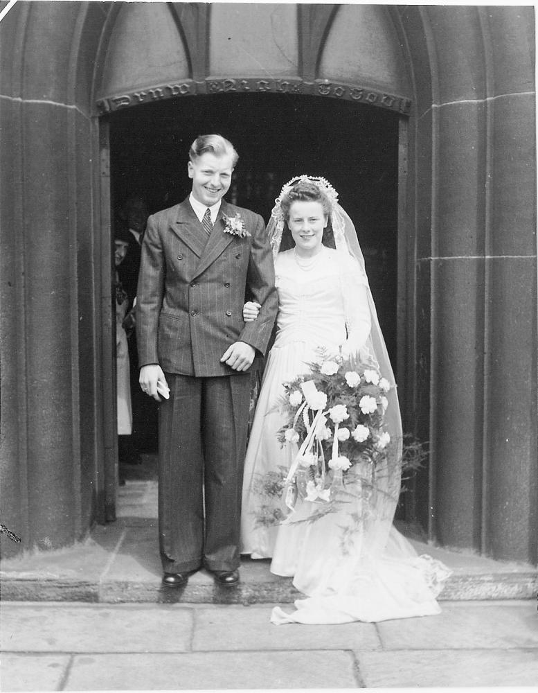 Mum and Dad Doreen and Alan Hankin's Wedding 28th June 1947 