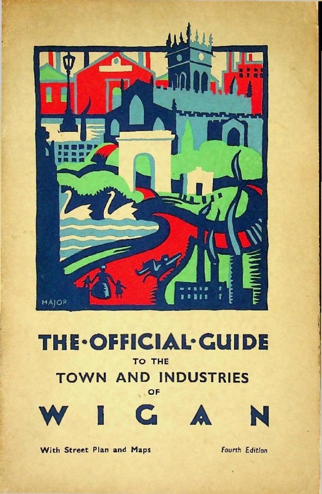 FRONT COVER OF THE 1935 WIGAN OFFICIAL GUIDE