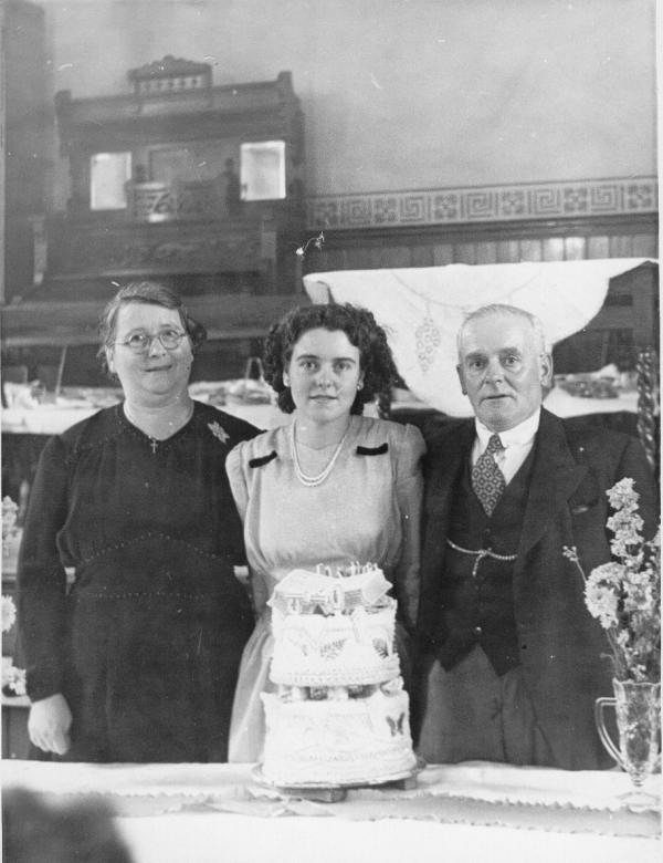 Annie Houghton's 21st birthday, July 1948.