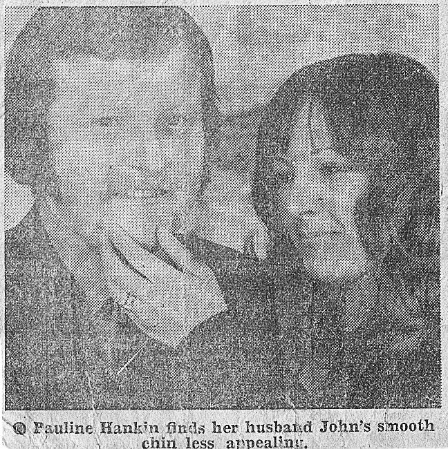 Wife Pauline Hankin misses John's Beard