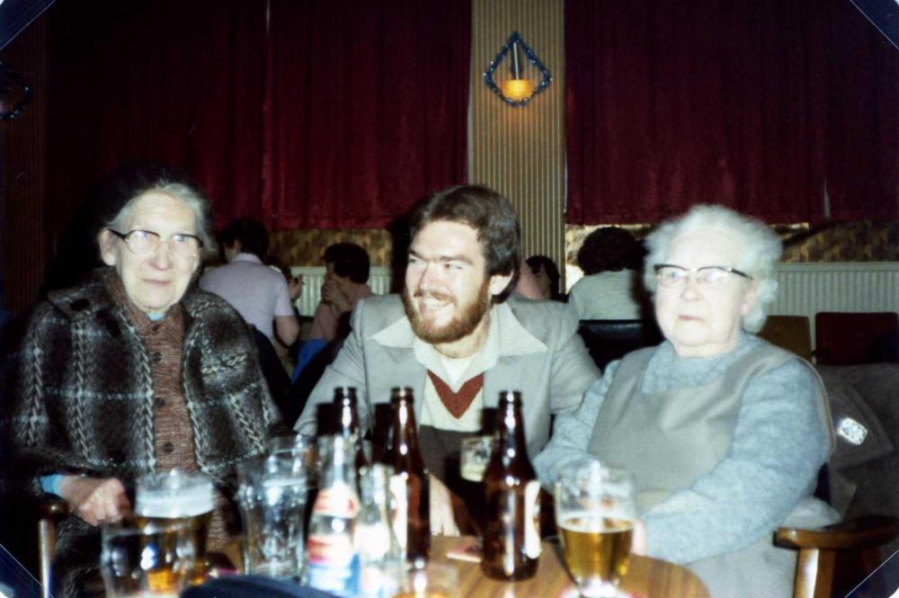 Anthony and Great Aunties Wigan 1980