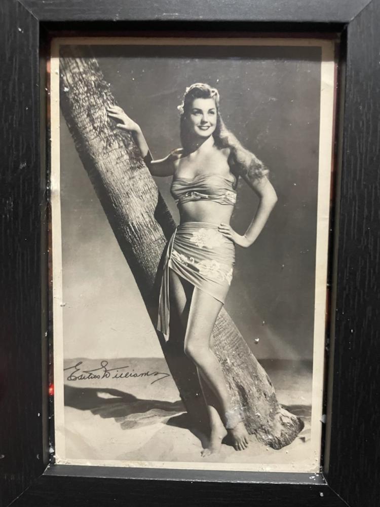 Grandads Rita Hayworth picture he had in the war