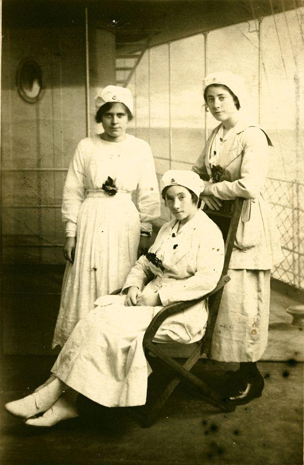 Margaret at Blackpool, 1917.