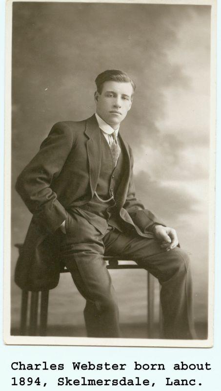Charles Webster Jr, born c1894. Charles Webster Jr, born c1894.