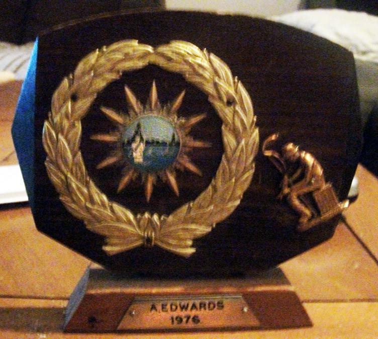 Dad's fishing trophy Dad's fishing trophy