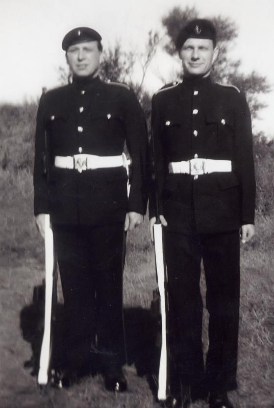 Local men  from the Loyals Regiment.c.1960's