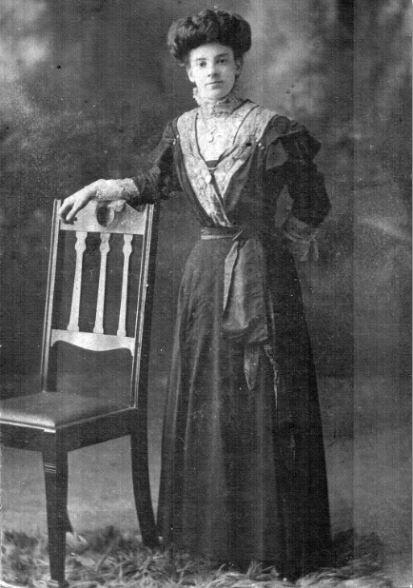 Hannah Frances Battersby, Nee Bentley c1890 Hannah Frances Battersby, Nee Bentley c1890