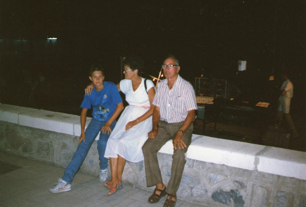 My Son Scott with his Grandparents Annie & John Hitchen 