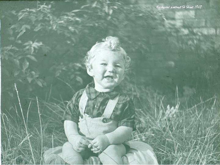 Backyard portrait